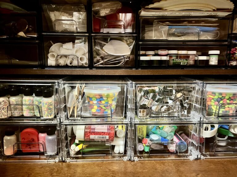 Organizing Cake Decorating Supplies