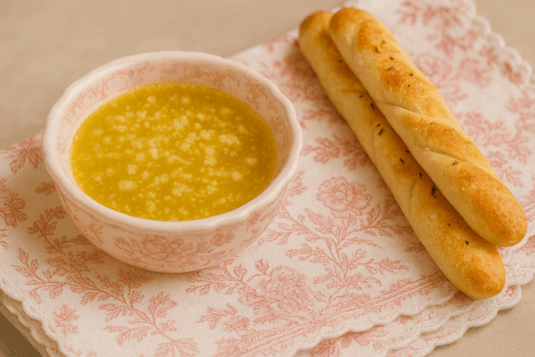 Mrs. Clay’s Garlic Butter Parmesan Dipping Sauce