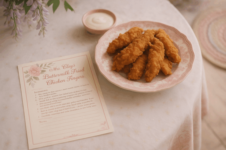 Mrs. Clay’s Crispy Crunch Fried Chicken Fingers