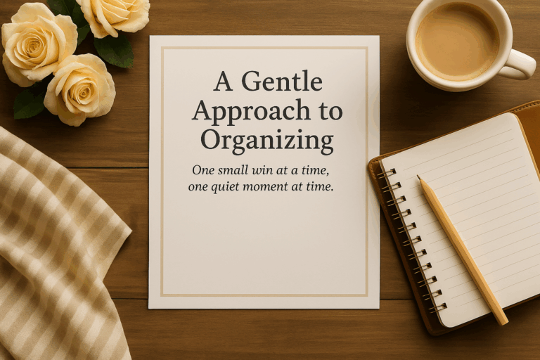 A Gentle Approach to Organizing