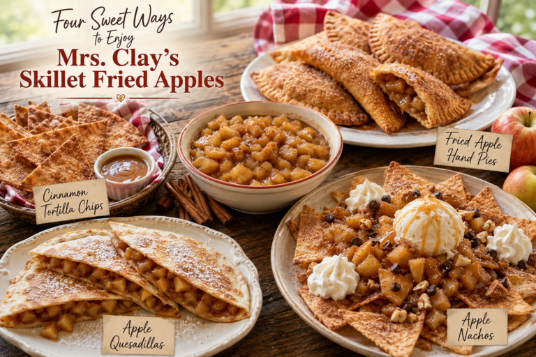 Four Sweet Ways to Enjoy Mrs. Clay’s Skillet Fried Apples