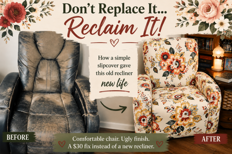 How I Saved My Worn-Out Recliners with $30 Amazon Slipcovers